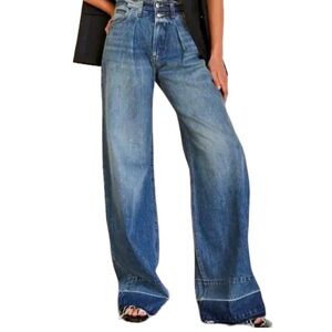 Frame Denim Classic Blue Flare Jeans